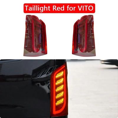 16-21 Taillight Assembly For Mercedes Benz Vito V Class Retrofit Flow Direction LED Running Lights V260 W447